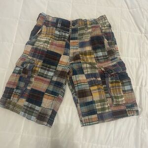 American Eagle Outfitters Men's Plaid Cargo Shorts